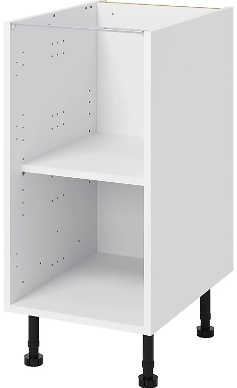 Meuble bas de cuisine avec 1 porte GoodHome Verbena chêne massif L. 40 x H. 72 cm