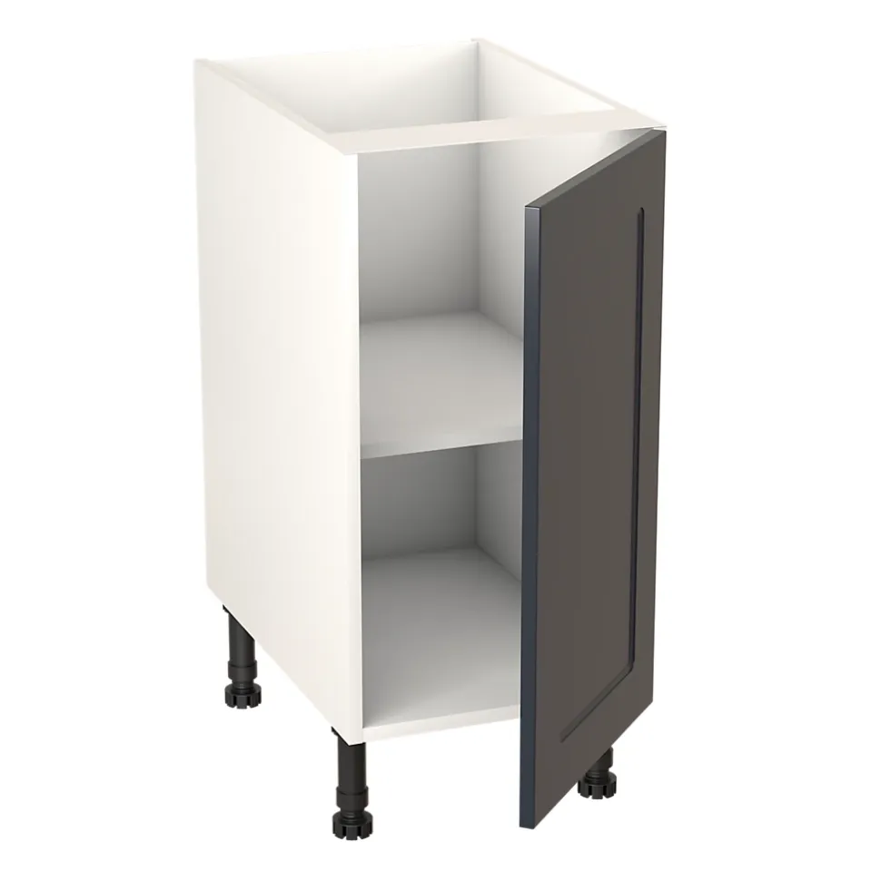 Meuble bas de cuisine avec 1 porte GoodHome Artemisia bleu L. 40 x H. 72 cm