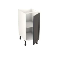 Meuble bas de cuisine avec 1 porte GoodHome Artemisia bleu L. 40 x H. 72 cm