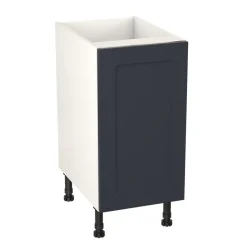 Meuble bas de cuisine avec 1 porte GoodHome Artemisia bleu L. 40 x H. 72 cm