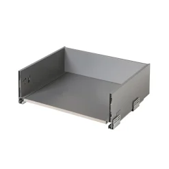 Meuble bas de cuisine avec 1 tiroir et 2 casseroliers GoodHome Stevia blanc brillant L. 60 x H. 72 cm