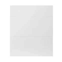 Meuble bas de cuisine avec 1 tiroir et 2 casseroliers GoodHome Stevia blanc brillant L. 60 x H. 72 cm