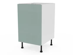 Meuble bas de cuisine avec 1 porte GoodHome Stevia vert L. 50 x H. 72 cm