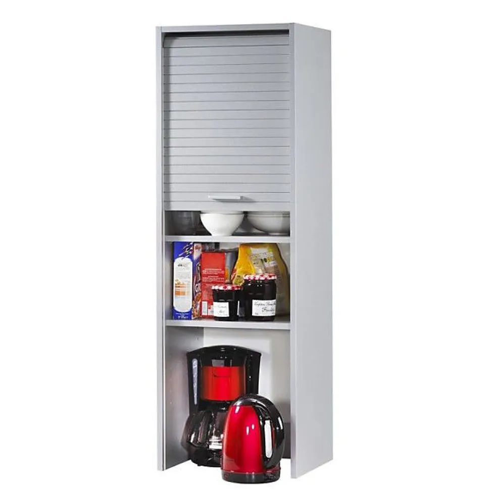 Meuble de Cuisine Alu 40 x 123.6 cm - L 40 x l 35 x H 123.6 cm