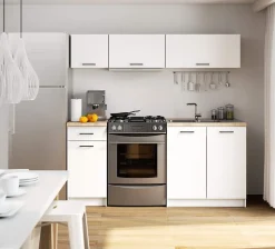 Meuble de cuisine haut AKORD W40 hotte OLIWIA modulable Blanc 40 cm 1 porte couleur Blanc 1 étagère 40x30x29 cm