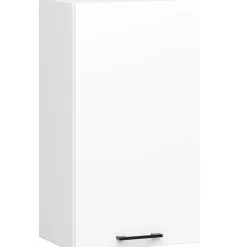 Meuble de cuisine haut AKORD W40 H720 Blanche 1 porte, 2 étagères 72x40x30 cm