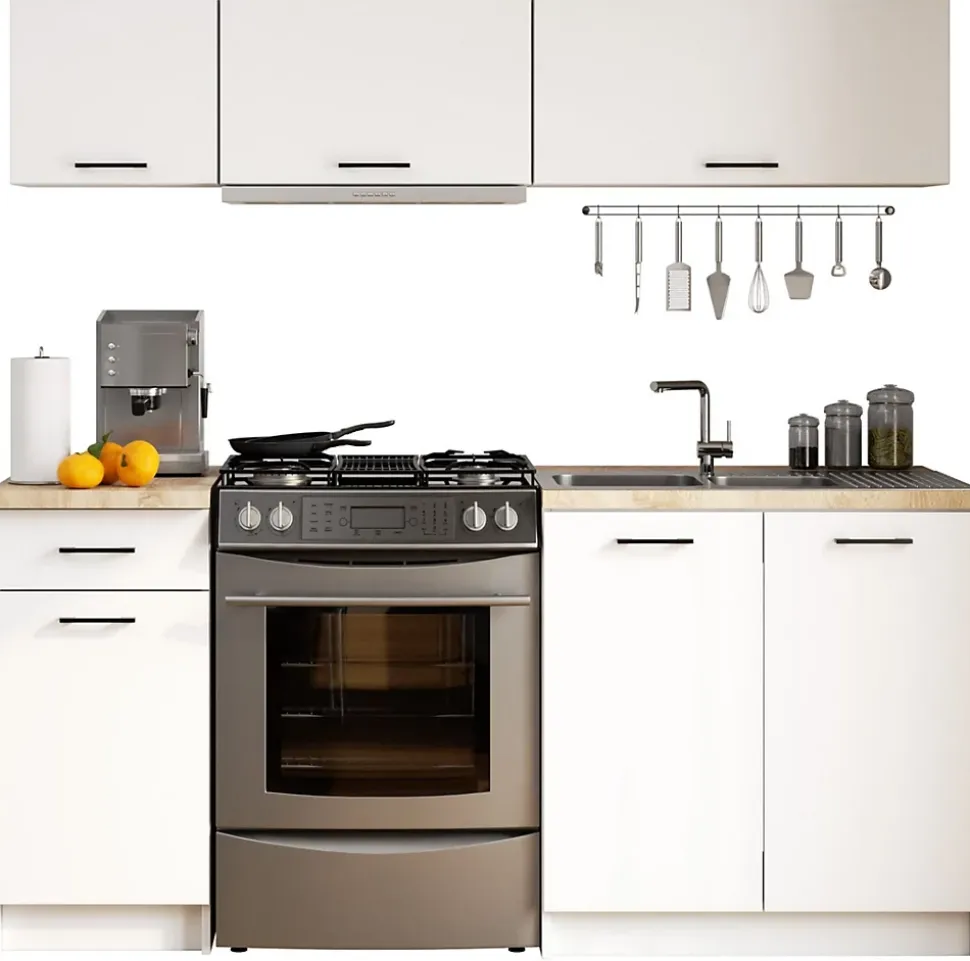 Meuble de cuisine haut AKORD W40 OLIWIA G1 modulable Blanc 40 cm 1 porte couleur Blanc 1 étagère 40x30x29 cm
