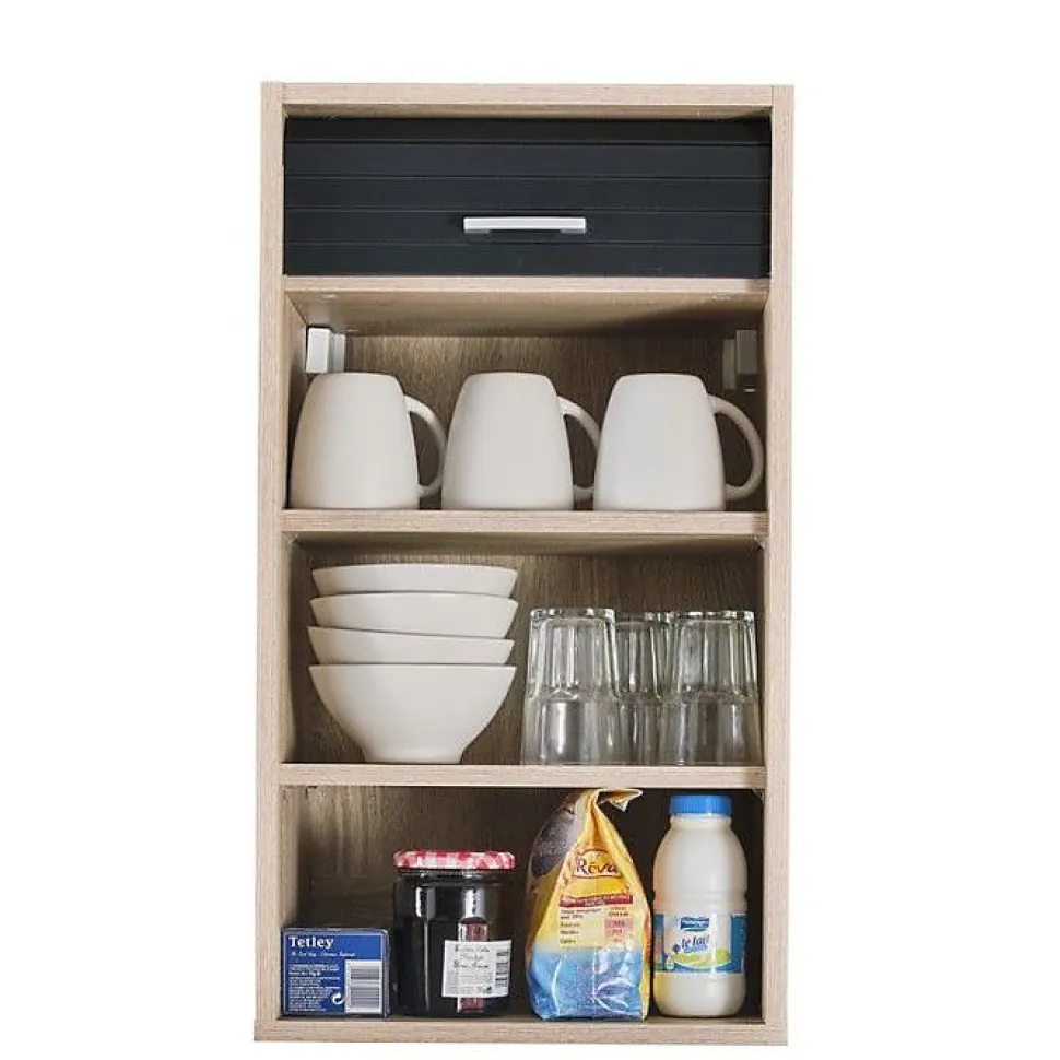 Meuble haut chêne SIMMOB COOK074CNN Noir 40x35x72 cm