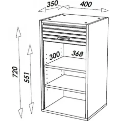 Meuble haut cuisine Beaux Meubles Pas Chers L40 H72 P35 blanc
