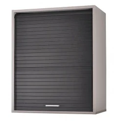 Meuble haut cuisine SIMMOB 60x72x35 cm Noir mélaminé