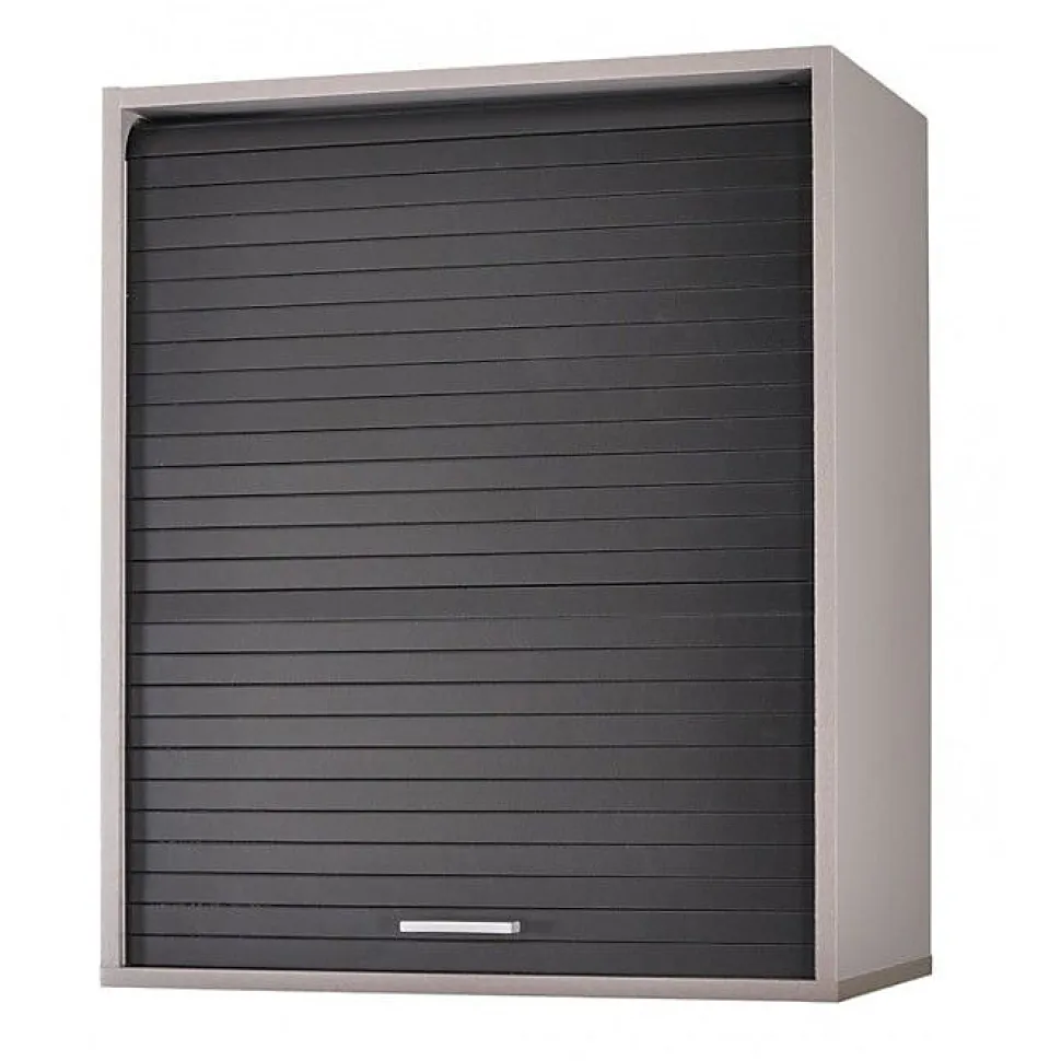 Meuble haut cuisine SIMMOB 60x72x35 cm Noir mélaminé