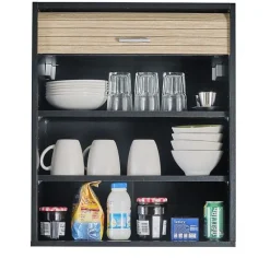 Meuble haut cuisine SIMMOB 60x35x72 cm Chêne naturel