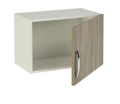 Meuble haut de cuisine 1 porte coloris chêne cortez - Hauteur 40 x Longueur 60 x profondeur 35 cm