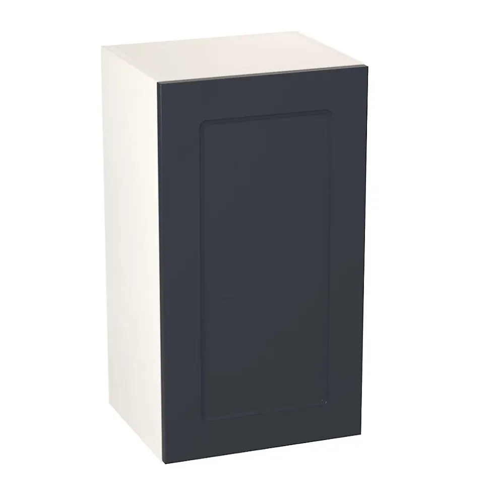 Meuble haut de cuisine avec 1 porte GoodHome Artemisia bleu L. 30 x H. 72 cm