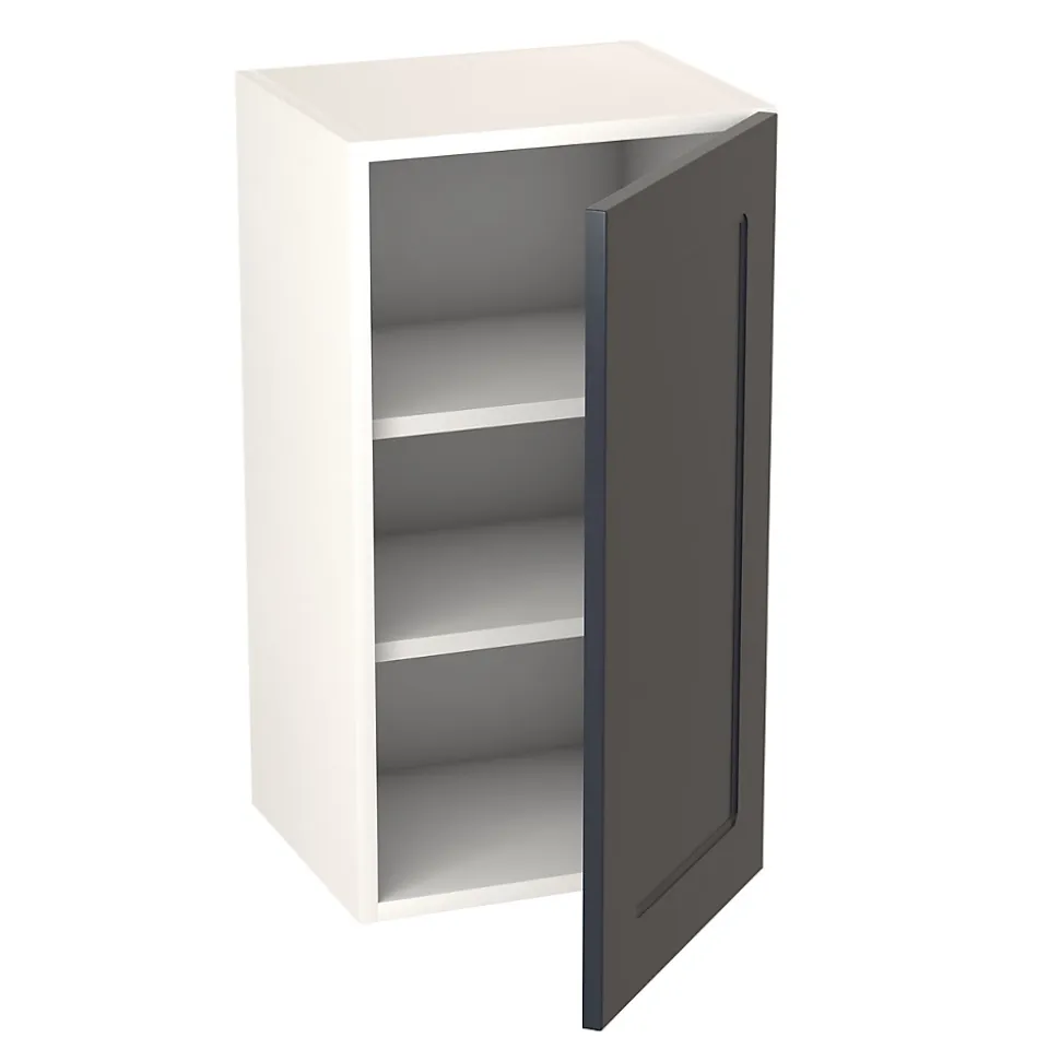 Meuble haut de cuisine avec 1 porte GoodHome Artemisia bleu L. 30 x H. 72 cm