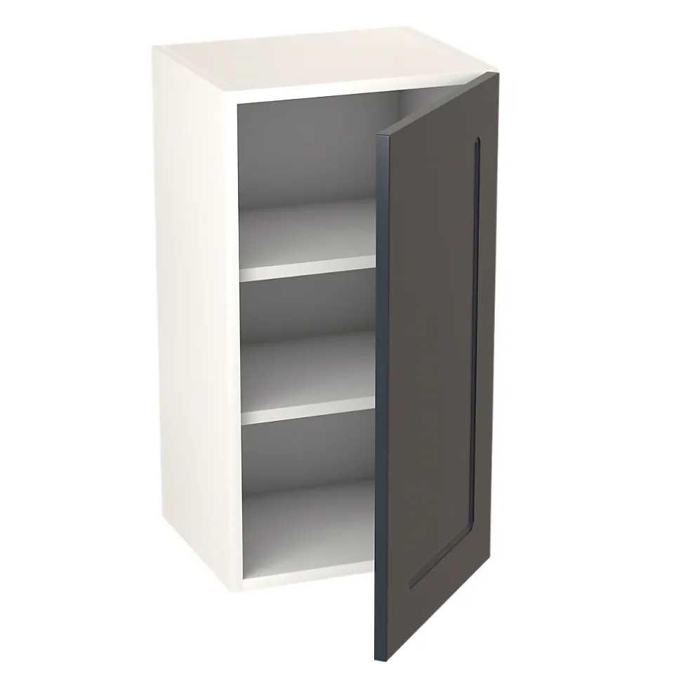 Meuble haut de cuisine avec 1 porte GoodHome Artemisia bleu L. 40 x H. 72 cm