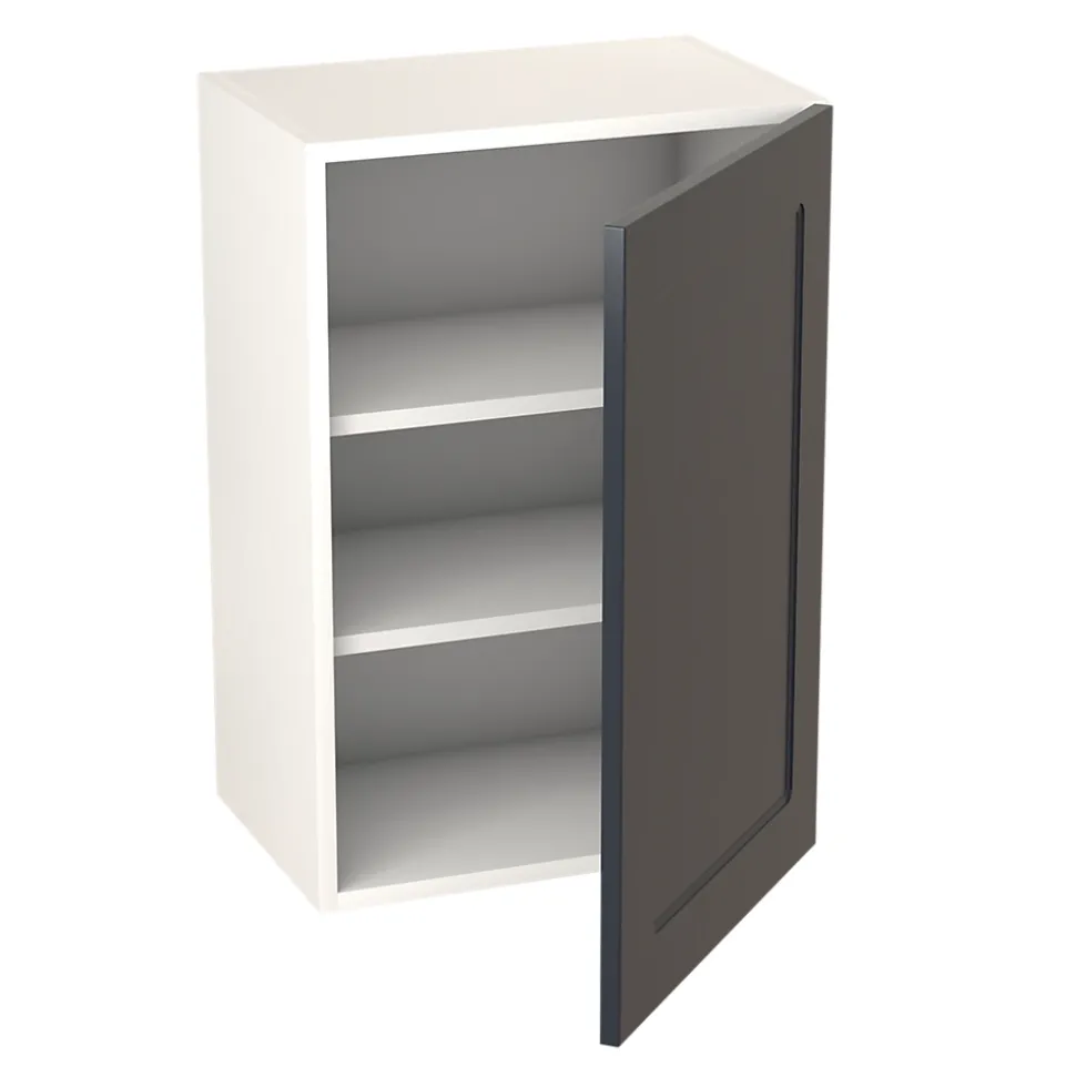 Meuble haut de cuisine avec 1 porte GoodHome Artemisia bleu L. 50 x H. 72 cm