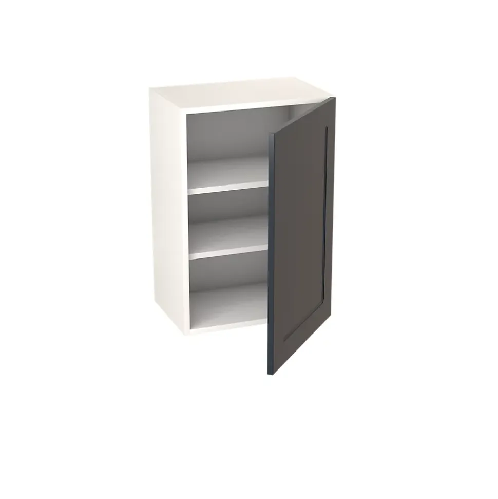 Meuble haut de cuisine avec 1 porte GoodHome Artemisia bleu L. 50 x H. 72 cm