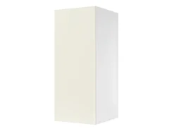 Meuble haut de cuisine avec 1 porte GoodHome Stevia crème brillant L. 30 x H. 72 cm