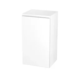 Meuble haut de cuisine avec 1 porte GoodHome Garcinia blanc brillant L. 40 x H. 72 cm