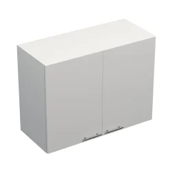 Meuble haut de cuisine Primalight 2 portes L. 80 cm blanc