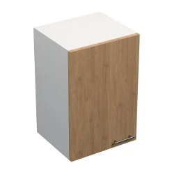 Meuble haut de cuisine Primalight 1 porte L. 60 cm chêne