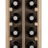 Meuble Range Bouteille de vin Série Godello en Chêne massif 20 bouteilles