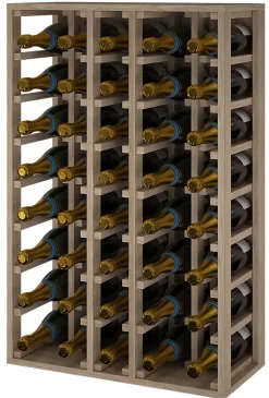 Meuble Range Bouteille de vin Série Godello en Chêne massif 40 magnums