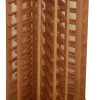 Meuble Range Bouteille de vin Série Godello en Chêne massif coin extérieur 40 bouteilles