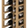 Meuble Range Bouteille de vin Série Godello en Pin Clair 20 bouteilles