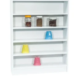 Meuble rayonnage blanc 5 étagères WERKA PRO