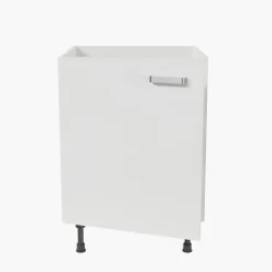 Meuble sous évier - 60 cm - Caisson coloris Lino