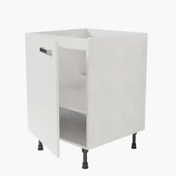 Meuble sous évier - 60 cm - Caisson coloris Lino