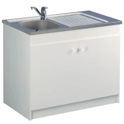 Meuble sous évier LIBERTY en 2 ou 3 portes - Dimensions : 100 x 60 en 2 portes
