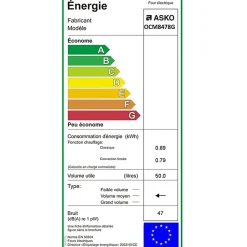 Micro ondes combiné Asko OCM8478G