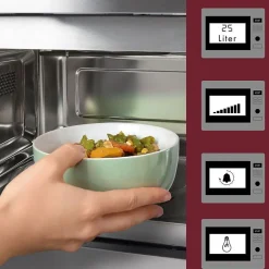 Micro ondes encastrable avec grill Inox Bomann MWG3001HEB