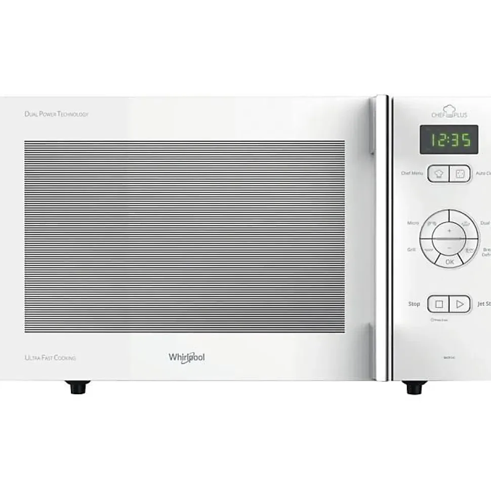 Micro-ondes - WHIRLPOOL - MCP345WH - 800W - 25L - Gril Quartz