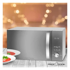 Micro-ondes avec gril et convection 3en1 23L 2300W Proficook PC-MWG 1176H Silver