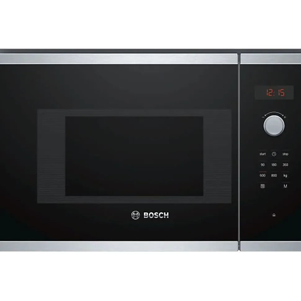 Micro-ondes Bosch Serie 4 BFL523MS0 - 20 L - 800 W - Noir - Acier inoxydable