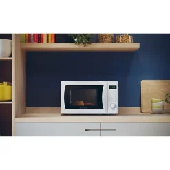 Micro-ondes Candy Idea CMWA20SDLW 700W Digital 20L Blanc - Fonction Décongélation - 5 Niveaux de Puissance - 8 Menus Automatiq