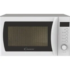 Micro-ondes Candy Idea CMWA20SDLW 700W Digital 20L Blanc - Fonction Décongélation - 5 Niveaux de Puissance - 8 Menus Automatiq