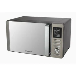Micro-ondes combiné - CONTINENTAL EDISON - CEMO25SG13S3 - Silver - 25 L - Porte Miroir - 1400 W - Grill 1200 W - Convection 120