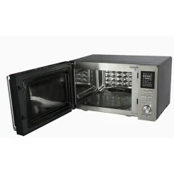 Micro-ondes combiné - CONTINENTAL EDISON - CEMO25SG13S3 - Silver - 25 L - Porte Miroir - 1400 W - Grill 1200 W - Convection 120