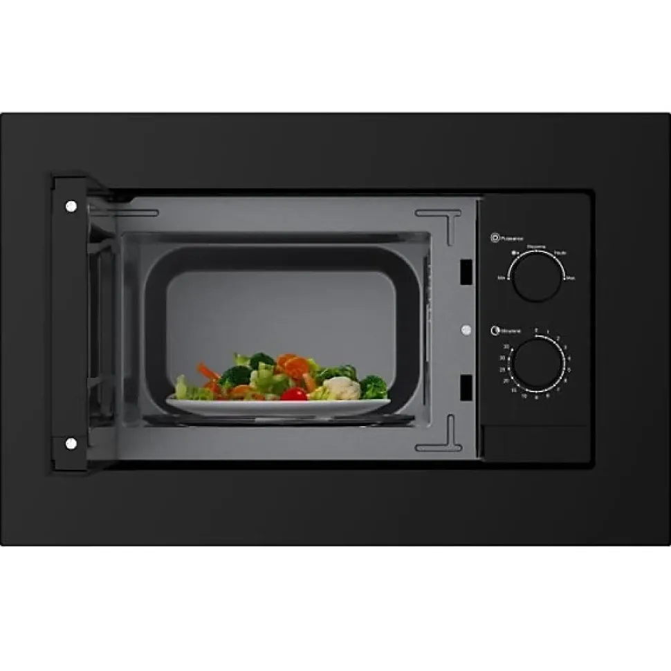 Micro-ondes encastrable - CONTINENTAL EDISON - CEMO20EBM2 - 1280 W - L59,5xH38,5xP35,3 cm - 20L - Noir