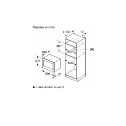 Micro-ondes encastrable 21l 900w inox Neff NR4WR21N1