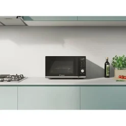 Micro-ondes Gril Candy Moderna CMGA20TNDB 700W 20L Digital Noir - Fonction Décongélation - 11 Niveaux de Puissance - 19 Menus