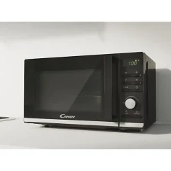Micro-ondes Gril Candy Moderna CMGA20TNDB 700W 20L Digital Noir - Fonction Décongélation - 11 Niveaux de Puissance - 19 Menus