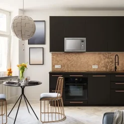 Micro-ondes grill encastrable CONTINENTAL EDISON CEMO25GE2 Silver L59,5 x H38,8 x P40 cm 25L