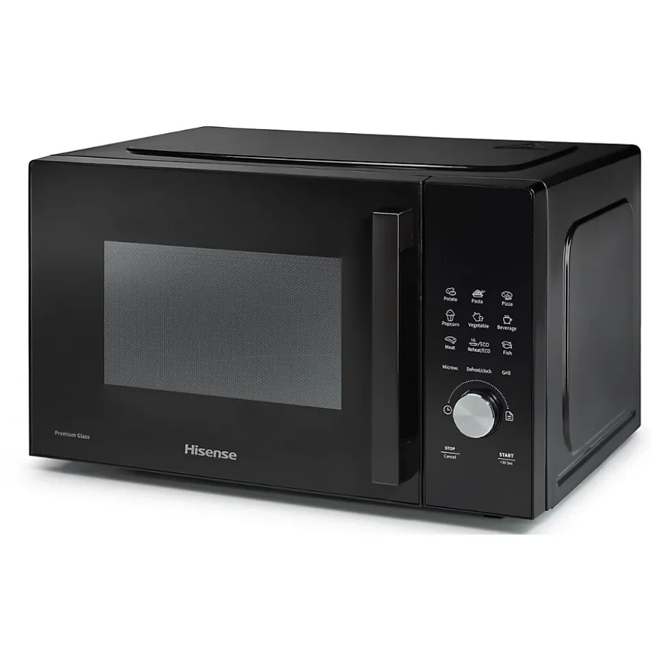 Micro-ondes grill 23l 800w noir Hisense H23MOBSD1HG