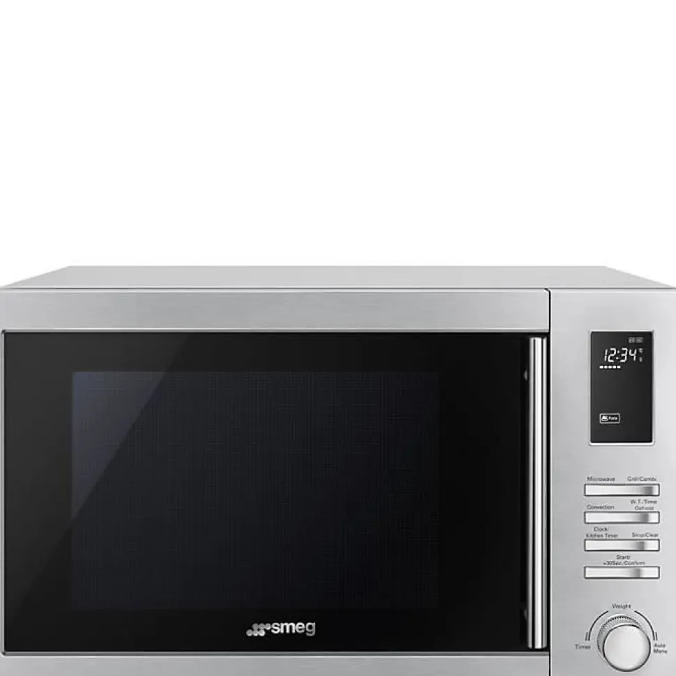 Micro-ondes grill Smeg MOE25X - 25 L - 900 W - Acier inoxydable